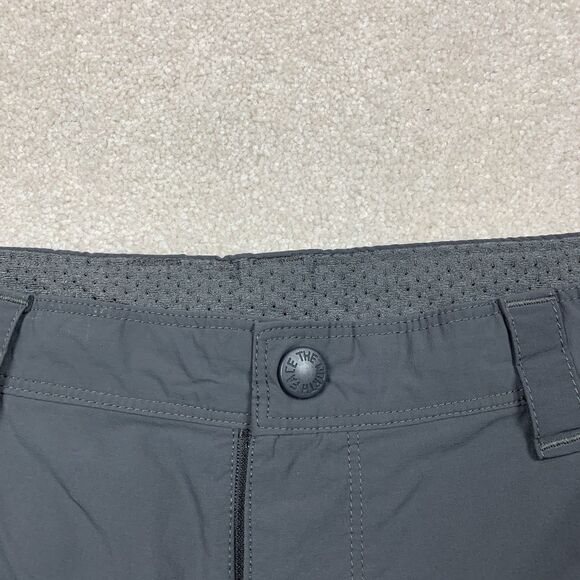The North Face Shorts Mens 38 Gray Chino Casual Hiking Hiker Outdoor Cotton Hike - Picture 3 of 12